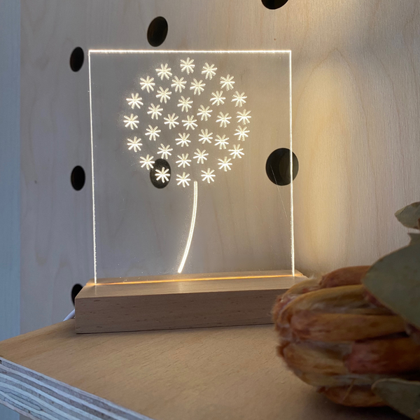 The Scandi Seed Head Luminary Art Card No.2