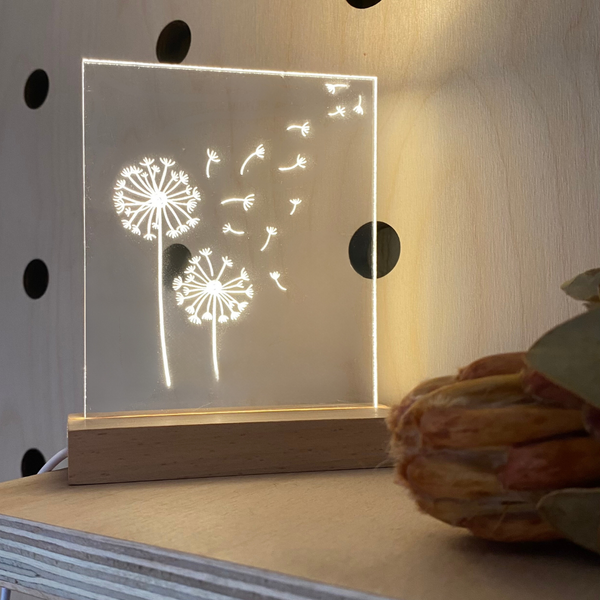 The Floating Seed Head Luminary Art Card