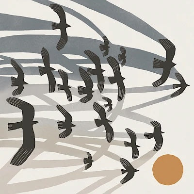 Flights Art Greeting Card by Tjitske Kamphuis