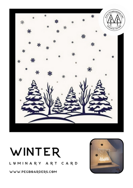 The Winter Luminary Art Card