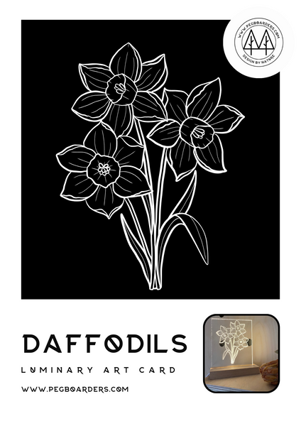 The Daffodils Luminary Art Card