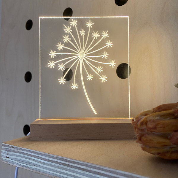 The Scandi Seed Head Luminary Art Card No.3