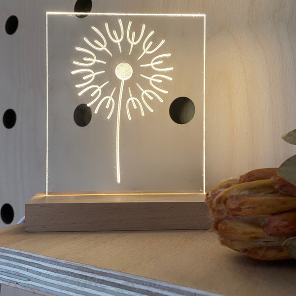 The Scandi Seed Head Luminary Art Card No.1