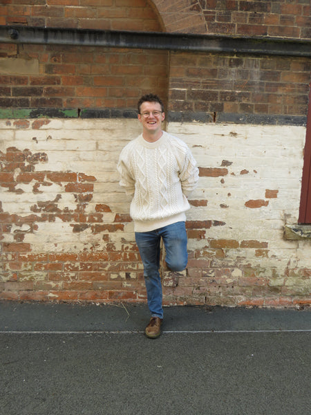 Harbour & Hearth Aran Knitted Sweater