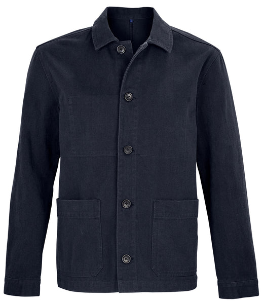 WILD ISLE CROFTERS UTILITY JACKET - BLACK