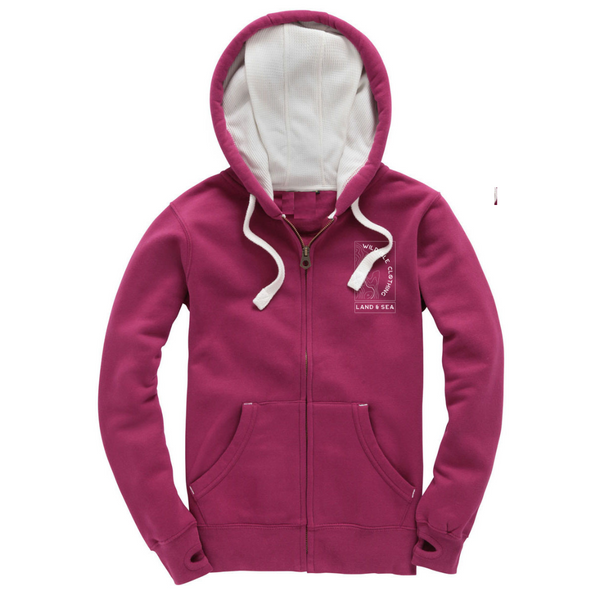 Wild Isle Trail Zip Hood - Cranberry