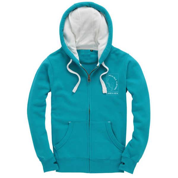 Wild Isle Trail Zip Hood - Deep Sea Green