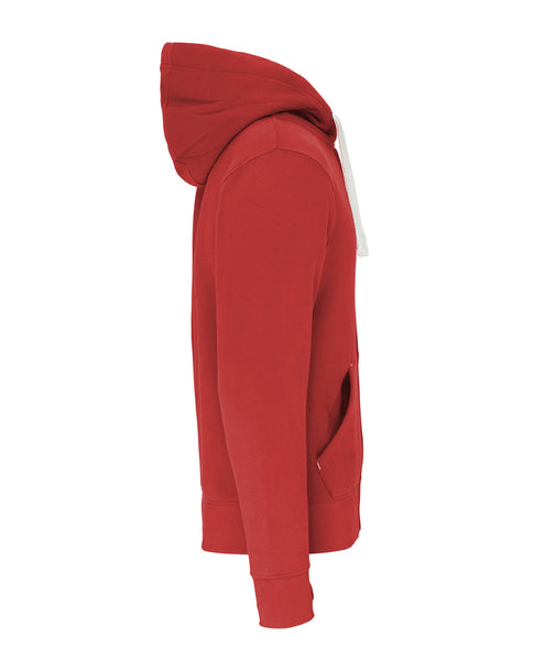 Wild Isle Trail Zip Hood - Dusty Red