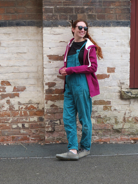 Wild Isle Trail Zip Hood - Cranberry