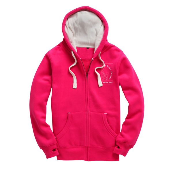 Wild Isle Trail Zip Hood - Fuchsia