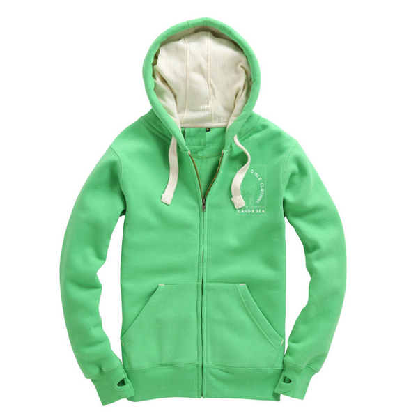 Wild Isle Trail Zip Hood - Green Grass