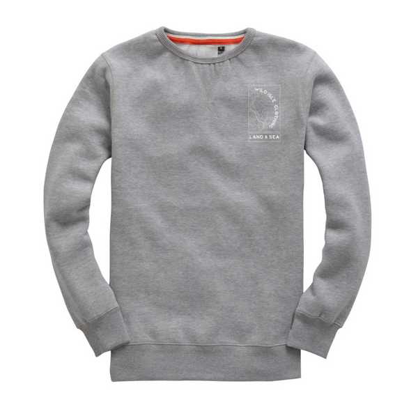 Wild Isle Coastal Crew Sweatshirt - Grey Mist