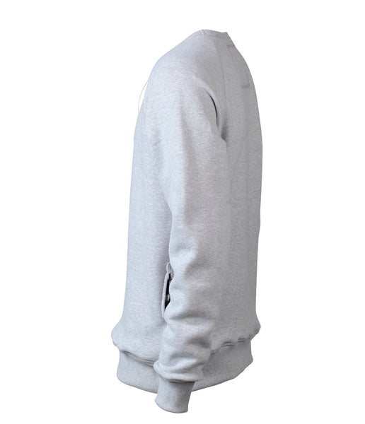 Wild Isle Coastal Crew Sweatshirt - Grey Mist