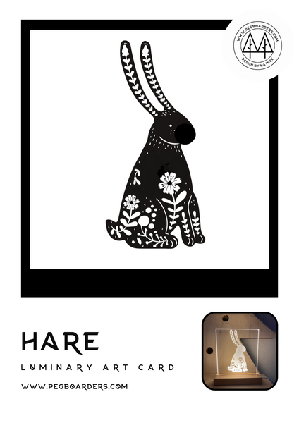 The Hare Luminary Art Card
