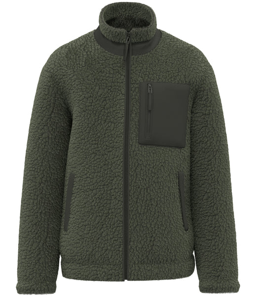 The Isle Fleece Jacket - Forest Green