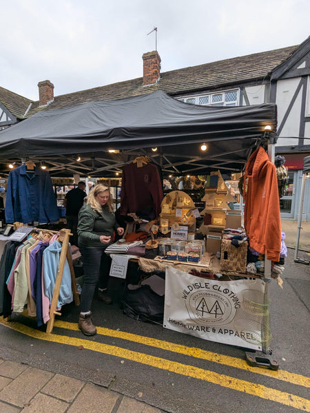 Wild Isle Pop-Up at Knutsford Christmas Market, Cheshire. Saturday 29th, Sunday 30th