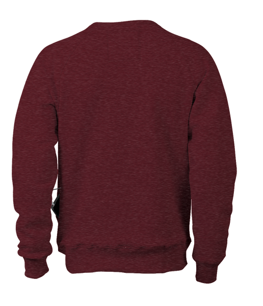 Wild Isle Coastal Crew Sweatshirt - Maroon