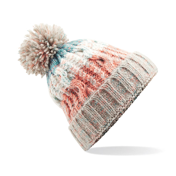 Wild Isle Bobble Hat - Milkshake