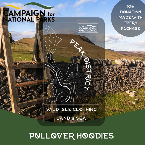 Wear The Wild - Peak District Pullover Hoodies