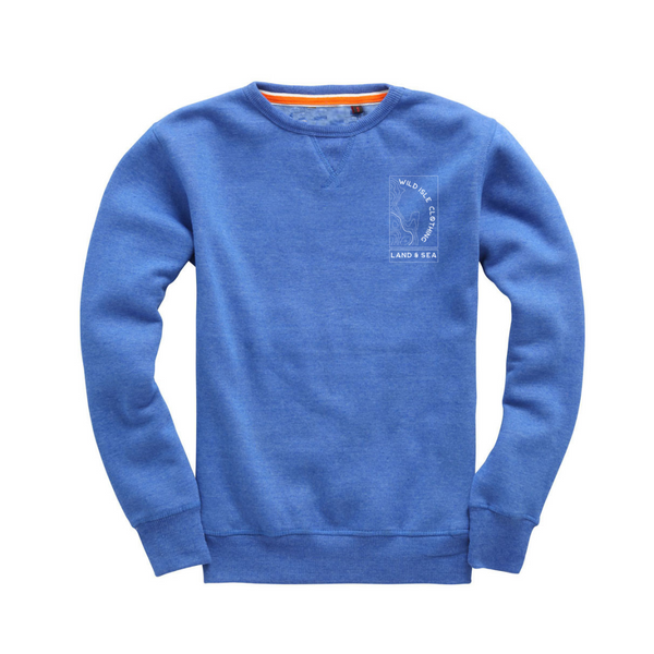 Wild Isle Coastal Crew Sweatshirt - Royal Blue