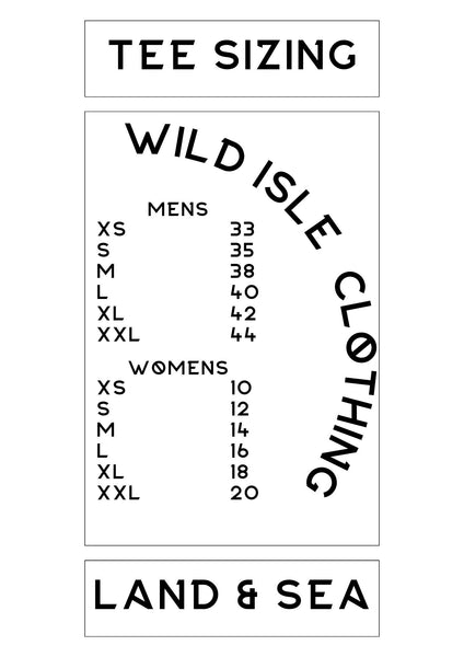 Wild Isle Organic Tee's - Moss Green