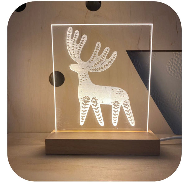 The Stag Luminary Art Card