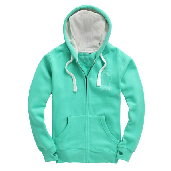 Wild Isle Trail Zip Hood - Sea Green