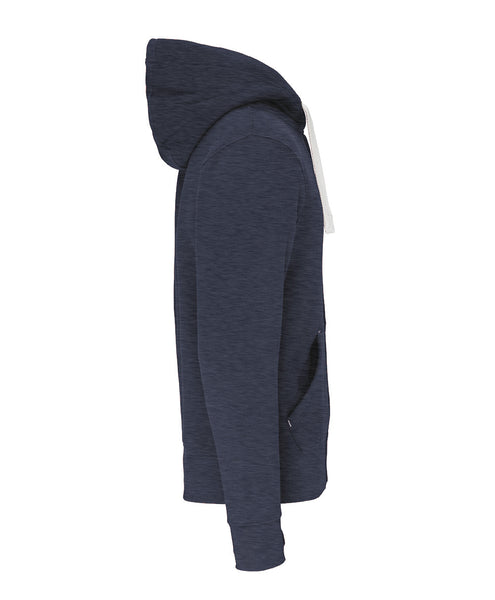 Wild Isle Trail Zip Hood - Stone Blue