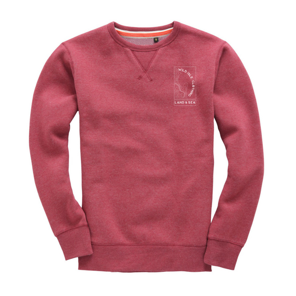 Wild Isle Coastal Crew Sweatshirt - Sunset Pink