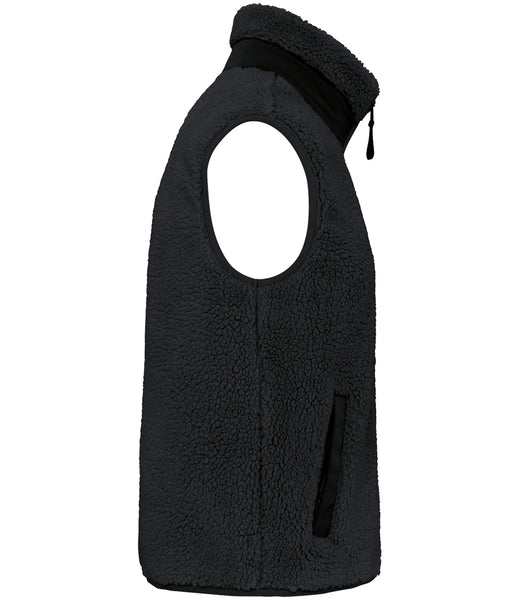 The Isle Fleece Gilet - Coal