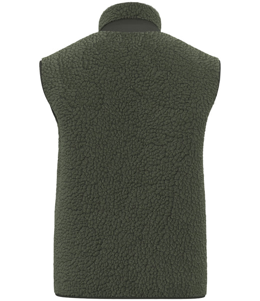 The Isle Fleece Gilet - Forest Green