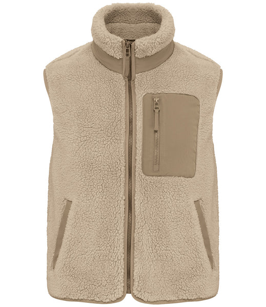 The Isle Fleece Gilet - Sand