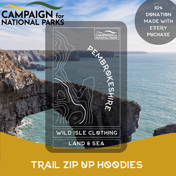 Wear The Wild - Pembrokeshire Trail Zip Hoodies