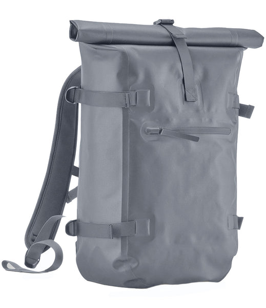Wild Isle Roll-Top Waterproof Daypack - Blue/Grey