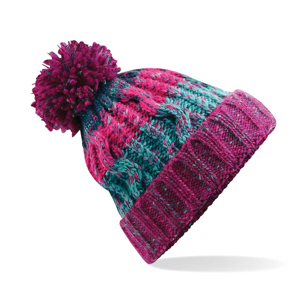 Wild Isle Bobble Hat - Winter Berry