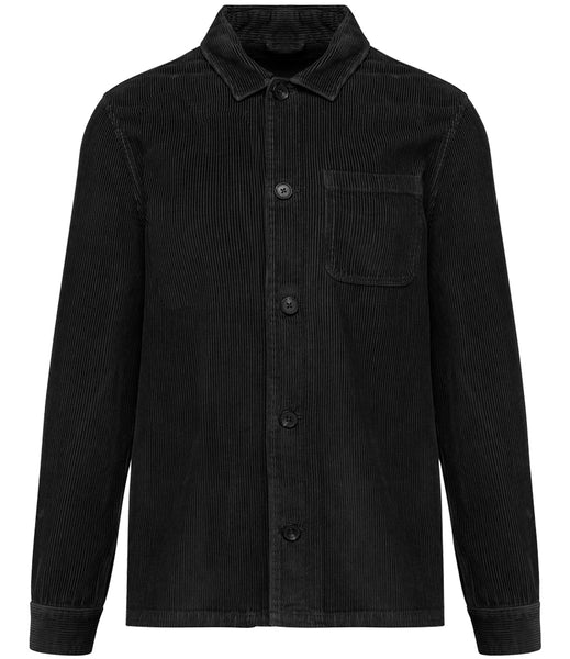 Wild Isle Forester Cord Overshirt - Black