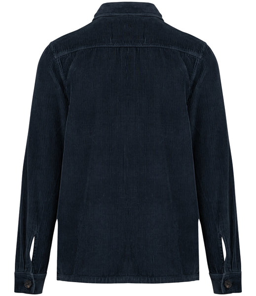 Wild Isle Forester Cord Overshirt - Navy