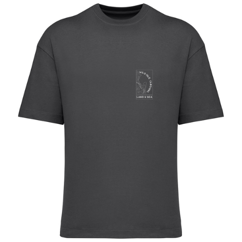 Wild Isle Heavyweight Tee - Iron Grey
