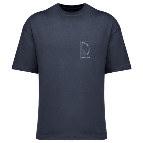 Wild Isle Heavyweight Tee - Navy