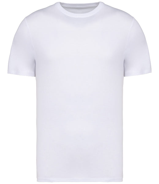 Wild Isle White Organic Cotton T-Shirt on white background