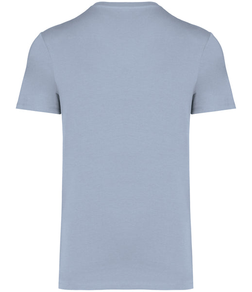 Wild Isle Light Blue Organic T-shirt - back view 