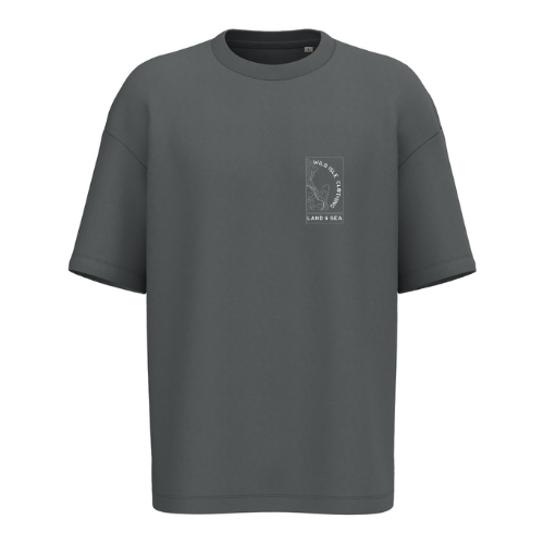 Wild Isle Unisex Organic Tee's - Iron Grey