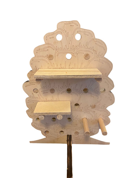 Pine Cone Table Peg Board