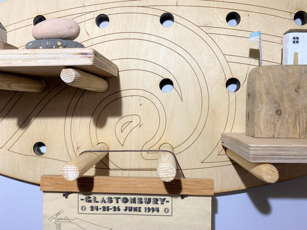 The Surf Peg Board with Wave Design