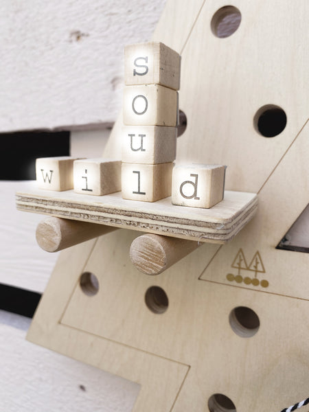 The Lightning Bolt Peg Board