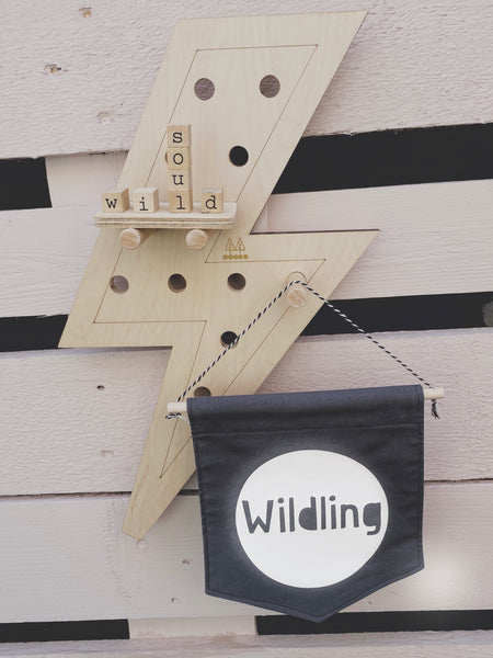 The Lightning Bolt Peg Board