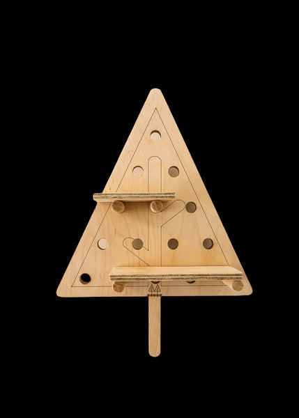 The Mini Scandi Tree Peg Board