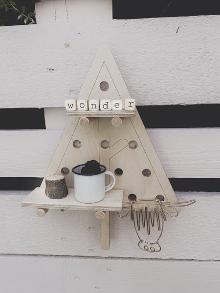 The Mini Scandi Tree Peg Board